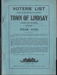 Lindsay Voters List 1920