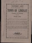 Lindsay Voters List 1921