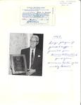 On the Main Street - 1968 - Faithful Brethren Lodge No. 77 life membership and Kiwanis Award