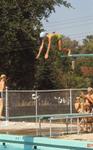 Children at outdoor swimming pool, Lindsay