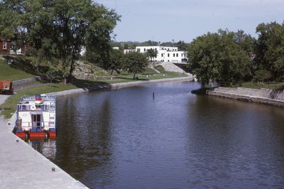 Boats at McDonnell Park docks