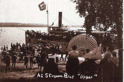 At Sturgeon Point, Paddleboat &quot;Upper&quot;