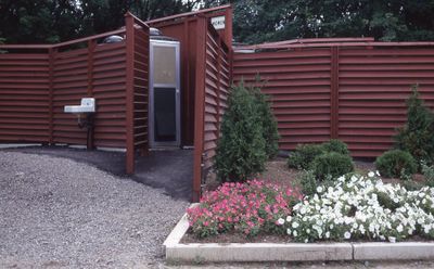 Outdoor washroom/change room