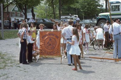 Loyal Orange Parade in Lindsay, 1975