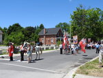 parade lining up on Sussex Street