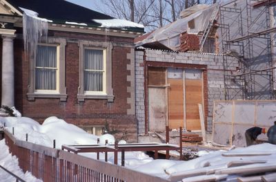 Library Expansion, exterior, 1977