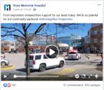 April 2: First responders show support for Ross Memorial Hospital team