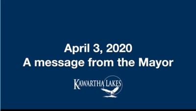 April 3: Message from the Mayor