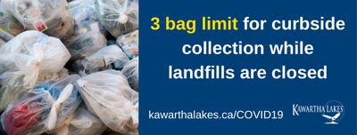 April 3: Garbage bag limit increased to 3 bags per week