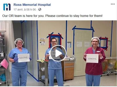 April 17: Ross Memorial's OR team share a message