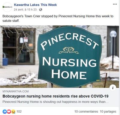 April 24: Pinecrest Nursing Home residents rise above COVID-19