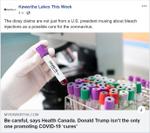 April 27: Health Canada warns public to be careful of fake COVID-19 'cures'