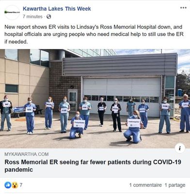 April 30: Ross Memorial ER seeing far fewer patients during COVID-19 pandemic