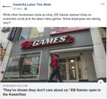 March 20: 'They've shown they don't care about us': EB Games open in the Kawarthas