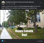 Happy Canada Day - Kirk. Dist. Historical Society