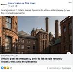 April 10: Ontario passes emergency order to let people remotely witness wills amid the pandemic