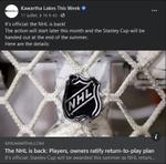 July 11: The NHL is back - Players, owners ratify return-to-play plan