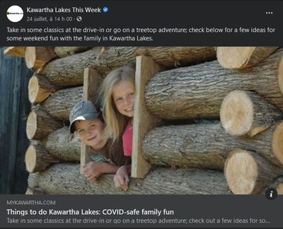 July 24: Things to do in Kawartha Lakes - COVID-safe family fun