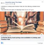 June 5: Curbside library book pickup now available in Lindsay and Fenelon Falls