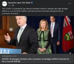 August 12: COVID-19 plunges Ontario into recession as budget deficit forecast to hit record $38.5B