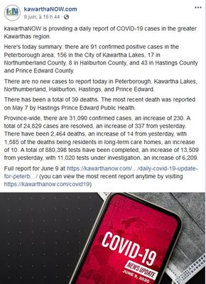 June 9: Daily COVID Update