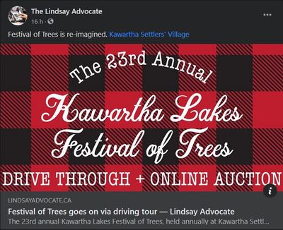 August 25: Festival of Trees goes on via driving tour