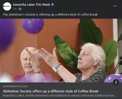 August 28: Alzheimer Society offers up a different style of Coffee Break