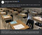 September 21: School boards work to keep class sizes at or below government levels