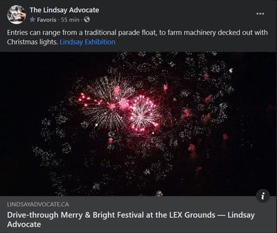 November 18: Drive-through Merry & Bright Festival at the LEx grounds