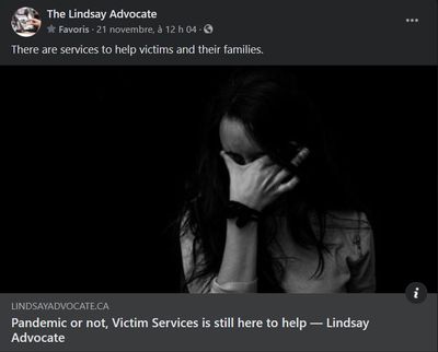 November 21: Pandemic or not, Victim Services is here to help