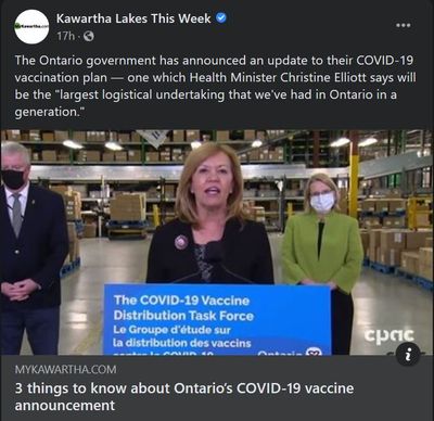 December 1: 3 things to know about Ontario's COVID-19 vaccine announcement