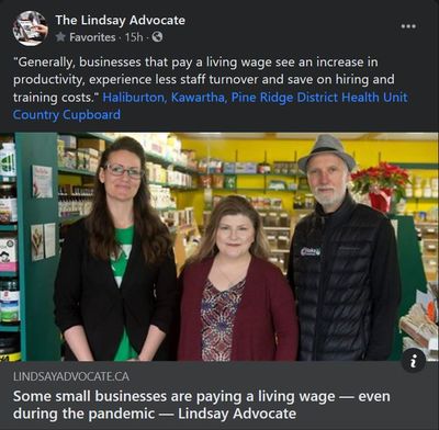 December 1: Some small businesses are paying a living wage - even during the pandemic