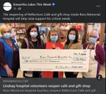 December 7: Lindsay hospital volunteers reopen café and gift shop
