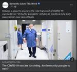 December 9: The COVID-19 vaccine is coming. Are immunity passports next?