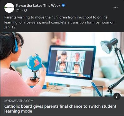 December 10: Catholic board gives parents final chance to switch student learning mode