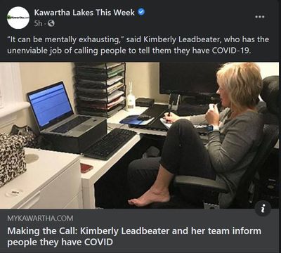 December 27: Making the call - Kimberly Leadbeater and her team inform people they have COVID