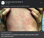 January 5: Fact or fiction - 5 vaccine myths and the truths you need to know