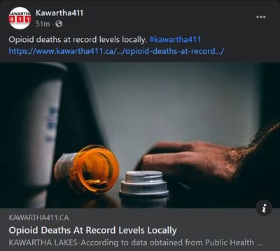 January 8: Opiod deaths at record levels locally