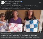 January 9: COVID can't cancel the click of knitters and crocheters