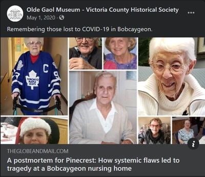 May 1: A postmorten of Pinecrest - How systemic flaws led to a tragedy at a Bobcaygeon nursing home