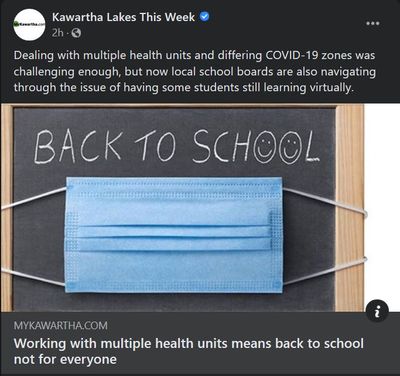 January 26: Working with multiple health units means back to school not for everyone