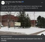 January 27: No new COVID-19 cases reported at Caressant Care sites in Lindsay