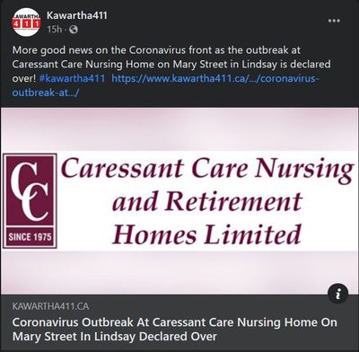 January 27: Coronavirus outbreak at Caressant Care Nursing Home Mary Street declared over