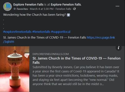 February 25: St. James Church in the Times of COVID-19