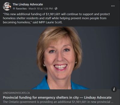 March 10, 2021: Provincial funding for emergency shelters in city