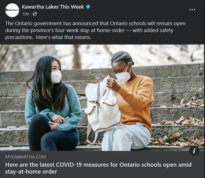 April 8, 2021: Here are the latest COVID-19 measures for Ontario schools open amid stay-at-home order