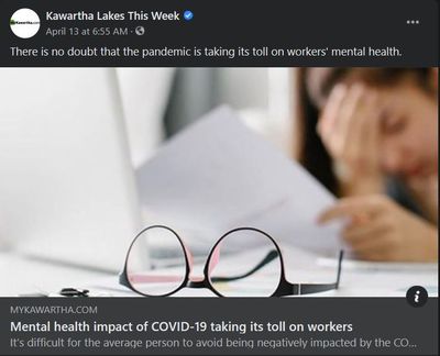 April 12, 2021: Mental health impact of COVID-19 taking its toll on workers