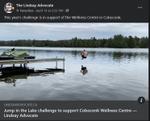 April 14, 2021: Jump in the Lake challenge to support Coboconk Wellness Centre