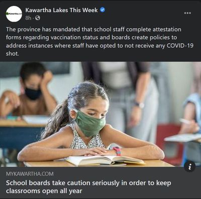 August 31, 2021: School boards take caution seriously in order to keep classrooms open all year