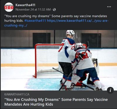 November 24, 2021: "You are crushing my dreams" - Some parents say vaccine mandates are hurting kids